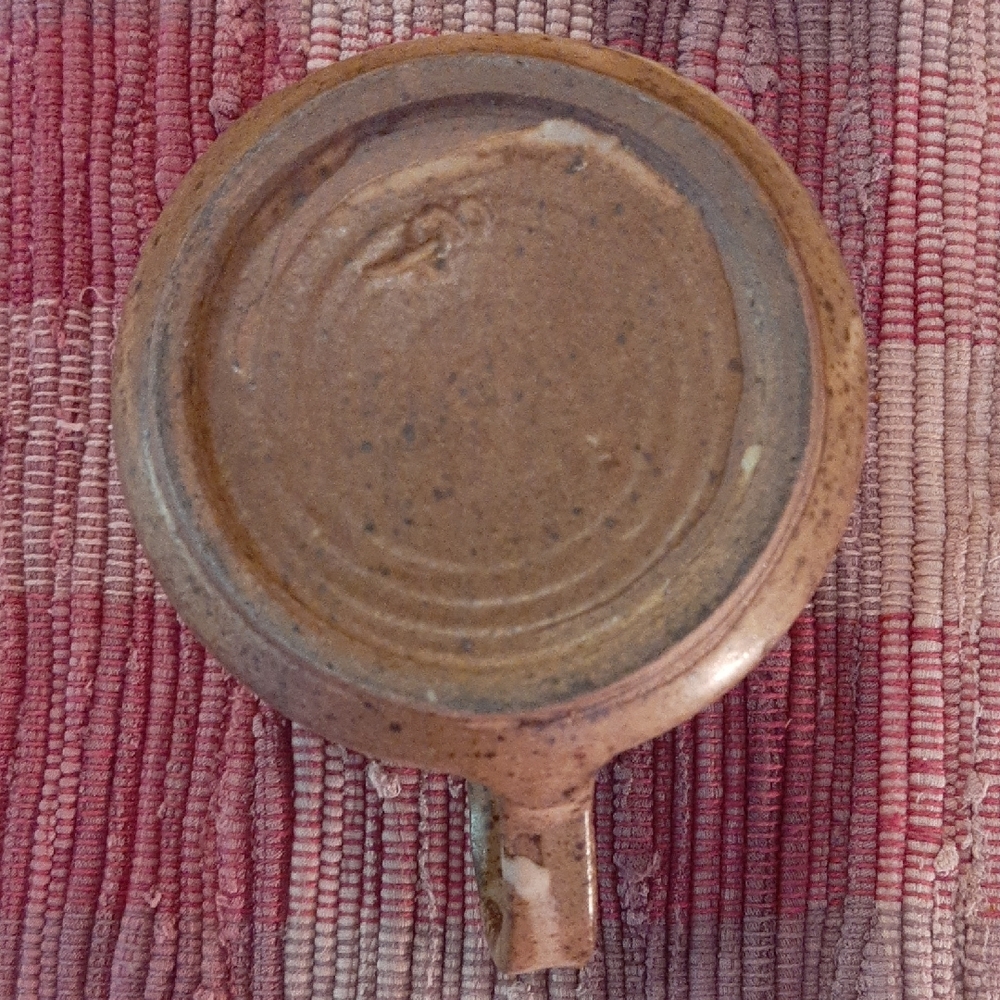 Rustic Brown Ceramic Pitcher - Picture 6 of 8